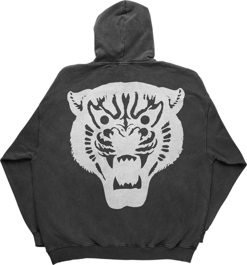 BLUE CHROME HEAVYWEIGHT HOOD