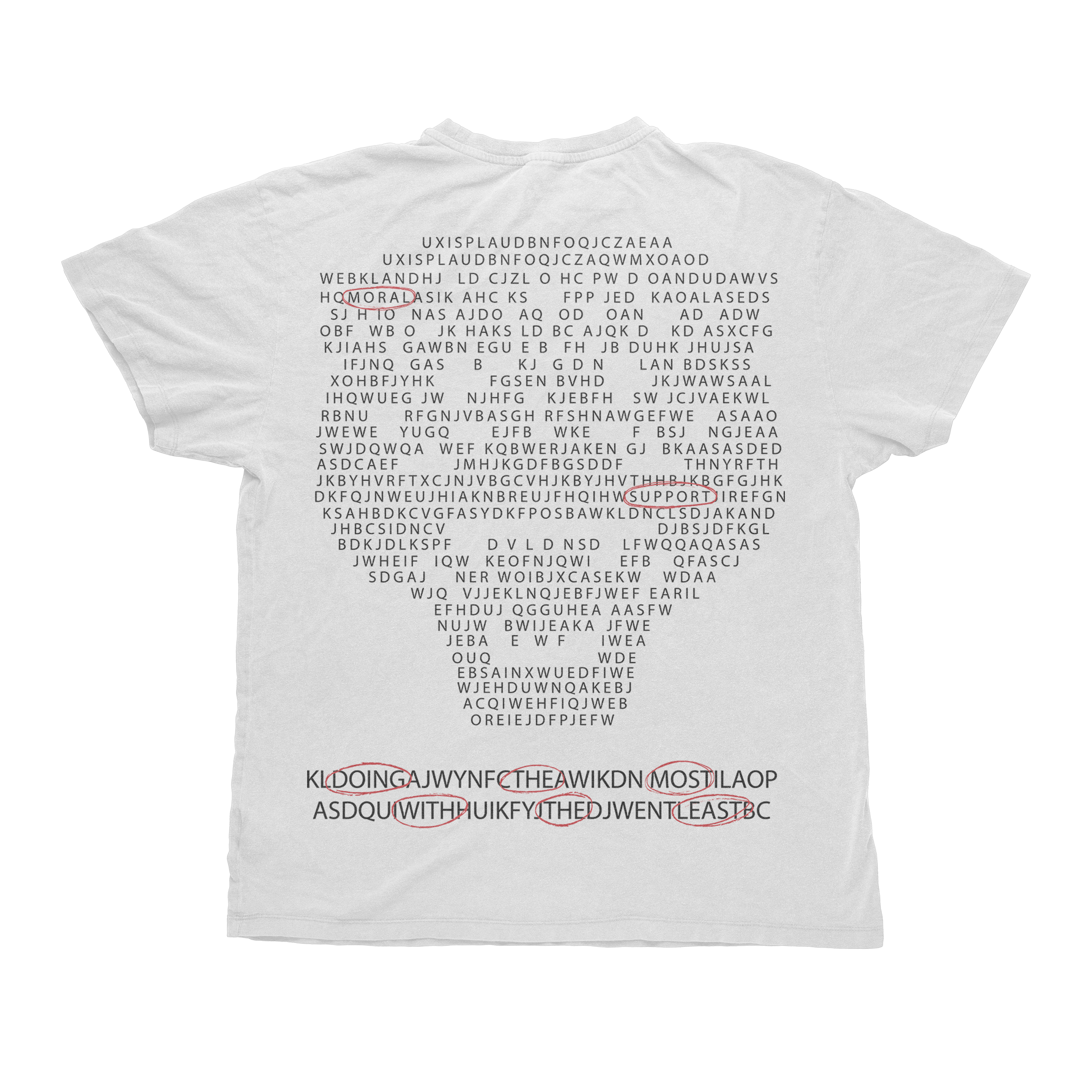 WORD SEARCH WORKER TEE